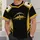 Black Gold Football Skyline Jersey Style for Game Day Fans and City Sports Enthusiasts All-over Print Unisex T-shirt - 6
