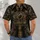 Hooded Gladiator Armor With Football Crest for Game Day Fans and Arena Enthusiasts All-over Print Unisex T-shirt - 4