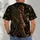 Shaggy Forest Cryptid with Lantern and Evergreen for Winter Woodland Adventurers All-over Print Unisex T-shirt - 4