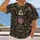 Patriotic Eagle and Flag Camouflage for Independence Day Celebrations All-over Print Unisex T-shirt - 2