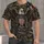 Patriotic Eagle and Flag Camouflage for Independence Day Celebrations All-over Print Unisex T-shirt - 1