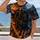 Pumpkin-Head Night Rider in Moonlit Halloween Woods for Spooky Season All-over Print Unisex T-shirt - 2