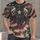 Winged Skulls and Weathered Stars for Patriotic Halloween and Independence Day Wear All-over Print Unisex T-shirt - 1