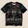 Three Wolves Beneath a Blood Moon for Halloween and Patriotic Outdoor Gatherings Fans All-over Print Unisex T-shirt - 5