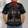 Three Wolves Beneath a Blood Moon for Halloween and Patriotic Outdoor Gatherings Fans All-over Print Unisex T-shirt - 4