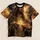 Bearded Robed Figure With Cross And Radiant Steps For Faith And Devotion All-over Print Unisex T-shirt - 5