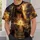 Bearded Robed Figure With Cross And Radiant Steps For Faith And Devotion All-over Print Unisex T-shirt - 6