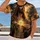 Bearded Robed Figure With Cross And Radiant Steps For Faith And Devotion All-over Print Unisex T-shirt - 2