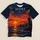 Tropical Sunset Coastline at Golden Hour for Relaxed Beach Getaways and Coastal Travel All-over Print Unisex T-shirt - 5