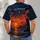 Tropical Sunset Coastline at Golden Hour for Relaxed Beach Getaways and Coastal Travel All-over Print Unisex T-shirt - 4