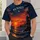 Tropical Sunset Coastline at Golden Hour for Relaxed Beach Getaways and Coastal Travel All-over Print Unisex T-shirt - 6