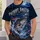 Patriotic Bass Fishing Under Moonlit Skies for Anglers and Autumn Nights All-over Print Unisex T-shirt - 6