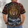 Crowned Lion and Winter Mountains for Holiday Faith Gatherings and Gift Giving All-over Print Unisex T-shirt - 4