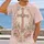 Ornate Rose Cross for Faithful Everyday Wear and Romantic Springtime Style for Women All-over Print Unisex T-shirt - 2