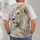 White Lion Golden Mane Art for Everyday Outings and Weekend Travel All-over Print Unisex T-shirt - 4