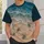 Sea Turtle Shoreline Scene for Relaxed Coastal Days and Warm Weather Getaways for Her All-over Print Unisex T-shirt - 6