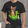Snorkeling Cat on Green Duck Float for Sunny Beach Days and Coastal Summer Getaways All-over Print Unisex T-shirt - 1