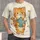 Orange Cat Holding Teapot With Stars for Cozy Everyday Wear and Cat Lovers All-over Print Unisex T-shirt - 1