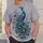 Vibrant Peacock Feather Motif for Nature Lovers, Festivals and Everyday Style Wear All-over Print Unisex T-shirt - 6