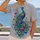 Vibrant Peacock Feather Motif for Nature Lovers, Festivals and Everyday Style Wear All-over Print Unisex T-shirt - 2