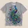 Vibrant Peacock Feather Motif for Nature Lovers, Festivals and Everyday Style Wear All-over Print Unisex T-shirt - 5