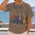 Four Raccoons in Colorful Outfits for Cozy Casual Adventures and Nature Lovers Everyday All-over Print Unisex T-shirt - 2