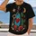 Retro Desert Tattoo Flash with Dice and Cactus for Everyday Adventure All-over Print Unisex T-shirt - 2