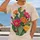 Vibrant Cactus Blossoms for Casual Outdoor Style, Colorful Desert Garden for Teens All-over Print Unisex T-shirt - 2