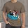 Goggle-Wearing Cat in a Pool with Seagull for Sunny Beach Days and Summer Getaways All-over Print Unisex T-shirt - 1