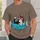 Goggle-Wearing Cat in a Pool with Seagull for Sunny Beach Days and Summer Getaways All-over Print Unisex T-shirt - 6