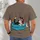 Goggle-Wearing Cat in a Pool with Seagull for Sunny Beach Days and Summer Getaways All-over Print Unisex T-shirt - 4