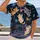 Space Cats Playing With Yarn In A Cosmic Cockpit For Casual Everyday Wear and Stargazing All-over Print Unisex T-shirt - 2