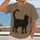 Scribble Cat Silhouette for Everyday Streetwear and Casual Weekend Style Unisex Gift All-over Print Unisex T-shirt - 2