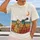 Telescope-Watching Cat Under Crescent Moon for Stargazing Nights and Cat Lovers All-over Print Unisex T-shirt - 2