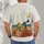 Telescope-Watching Cat Under Crescent Moon for Stargazing Nights and Cat Lovers All-over Print Unisex T-shirt - 4