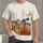 Telescope-Watching Cat Under Crescent Moon for Stargazing Nights and Cat Lovers All-over Print Unisex T-shirt - 1