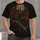 Winged Night Creature and Crimson Moon for Dark Casual Streetwear Fans All-over Print Unisex T-shirt - 1