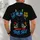 Black Cat Sunglasses And Colorful Sneakers For Bold Everyday Self Expression Youth Style All-over Print Unisex T-shirt - 4