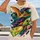 Rocket and Pterosaur Space Adventure for Casual Weekends and Outdoor Fun for Teens All-over Print Unisex T-shirt - 2