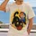 Black Cat Chasing Red Yarn With Cheerful Hoodie Friend for Cozy Everyday Wear All-over Print Unisex T-shirt - 2