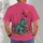 Horned Dinosaur and Ringed Planet Scene for Everyday Space Adventure Fans All-over Print Unisex T-shirt - 4
