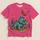 Horned Dinosaur and Ringed Planet Scene for Everyday Space Adventure Fans All-over Print Unisex T-shirt - 5