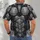 Silver Futuristic Armor Style for Cosplay, Conventions And Everyday Sci-Fi Fans All-over Print Unisex T-shirt - 4