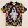 Colorful Tie-Dye Ghost for Halloween Parties and Spooky Season Celebrations All-over Print Unisex T-shirt - 5