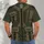 Olive Tactical Vest Look for Mountain Hiking and Outdoor Adventure Enthusiasts All-over Print Unisex T-shirt - 4