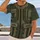 Olive Tactical Vest Look for Mountain Hiking and Outdoor Adventure Enthusiasts All-over Print Unisex T-shirt - 2