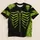 Neon Green Skeleton Rib Cage and Skull for Halloween Horror Party Season All-over Print Unisex T-shirt - 5