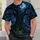 Moonlit Enchanted Tree Forest for Dreamy Autumn Evenings and Nature Lovers All-over Print Unisex T-shirt - 6