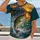 Largemouth Bass at Sunset with Mountain Lake Scenery for Outdoor Anglers and Lake Lovers All-over Print Unisex T-shirt - 2