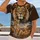 Majestic Lion And Seated Cub In A Golden Savanna For Wildlife Lovers All-over Print Unisex T-shirt - 2